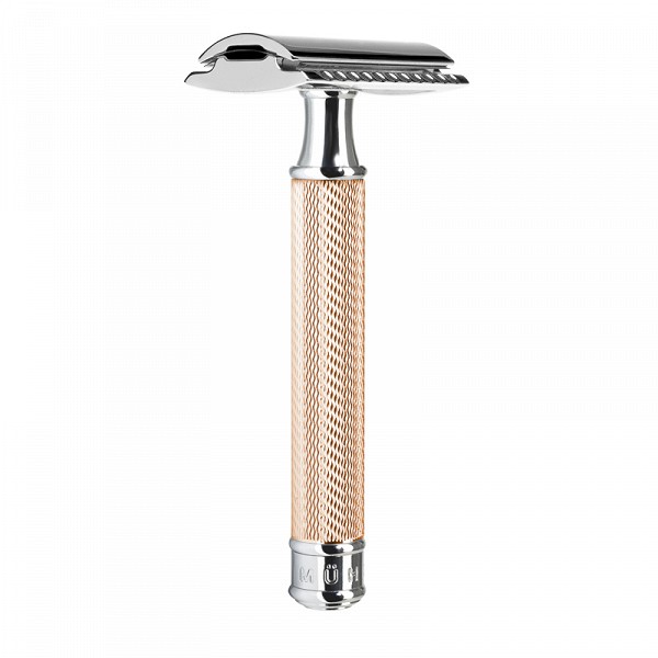 Aparat de ras clasic Safety Razor R89 Rosegold